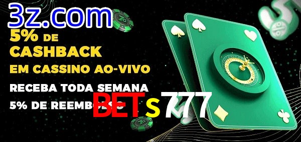 Promoções do cassino ao Vivo Bets777